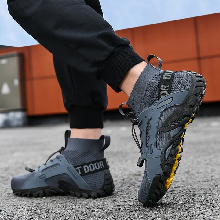 Barefoot sock shoes for men with non-slip sole – Maxim-Black-6-The Livary