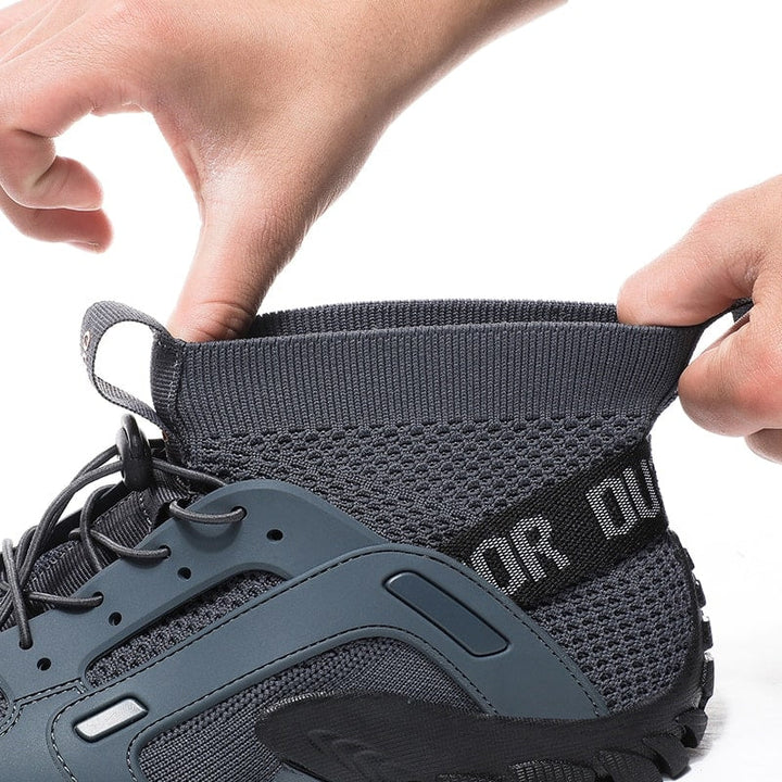 Barefoot sock shoes for men with non-slip sole – Maxim-Black-6-The Livary