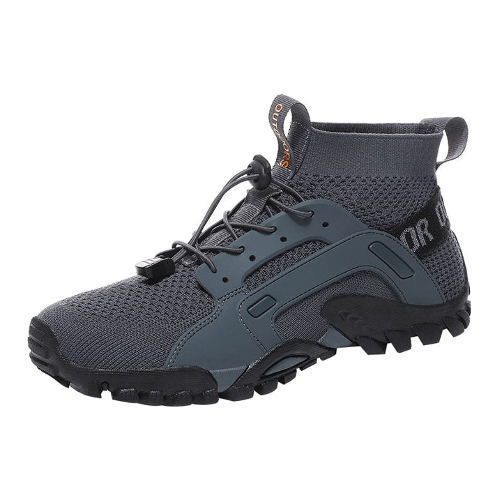 Barefoot sock shoes for men with non-slip sole – Maxim-Dark grey-6-The Livary