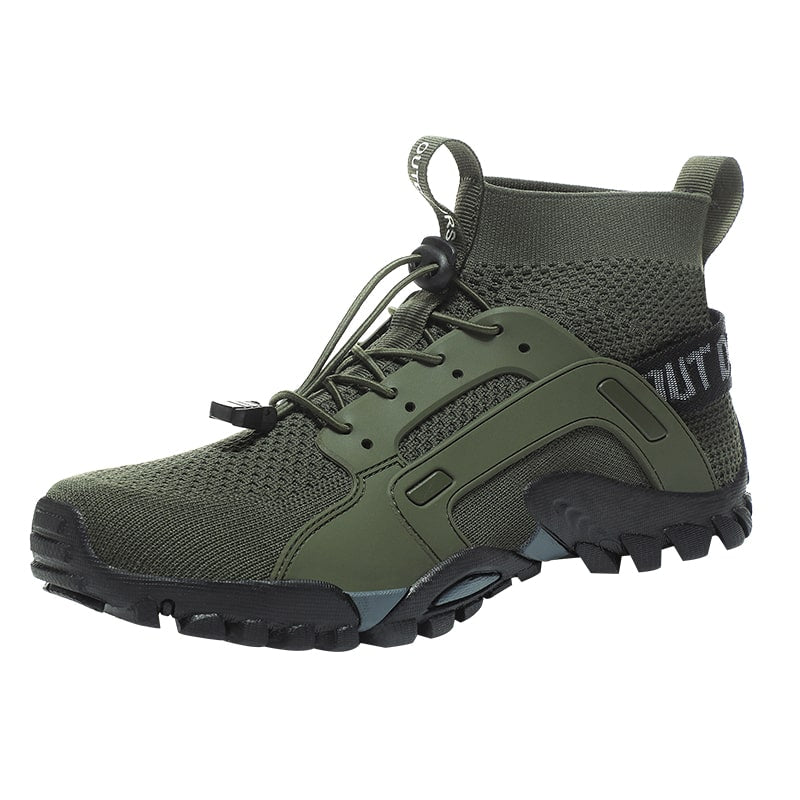 Barefoot sock shoes for men with non-slip sole – Maxim-Dark green-6-The Livary