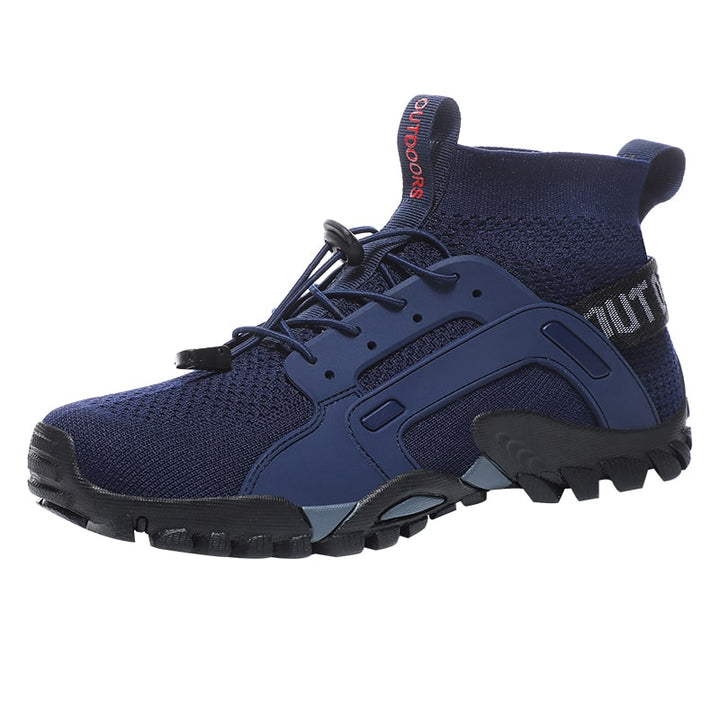 Barefoot sock shoes for men with non-slip sole – Maxim-Dark blue-6-The Livary