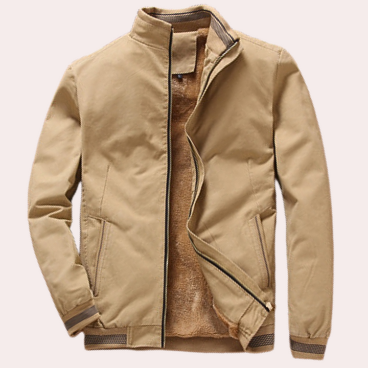 Modern Winter Jacket for Men - Arden-Khaki-S-The Livary