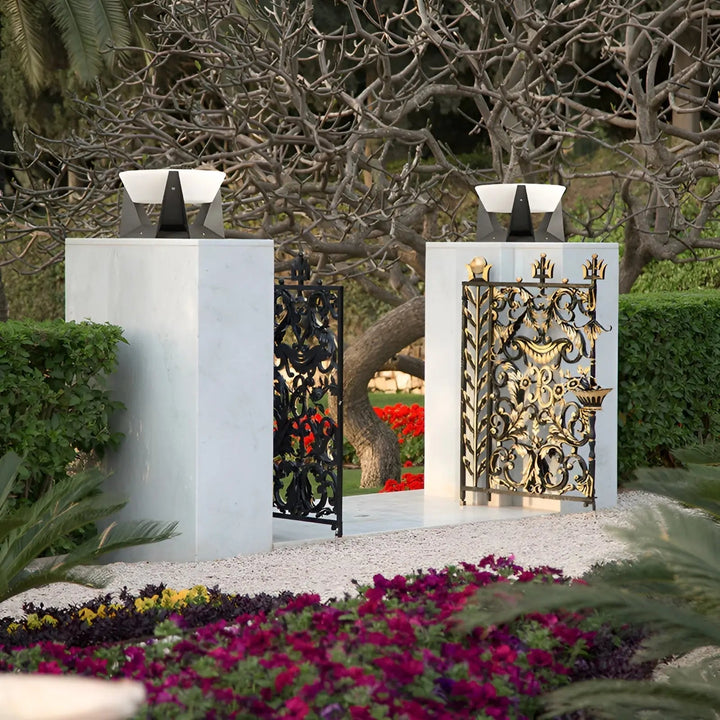 Luxury Solar Garden Lamp with Japanese Style - ZenGlow-The Livary