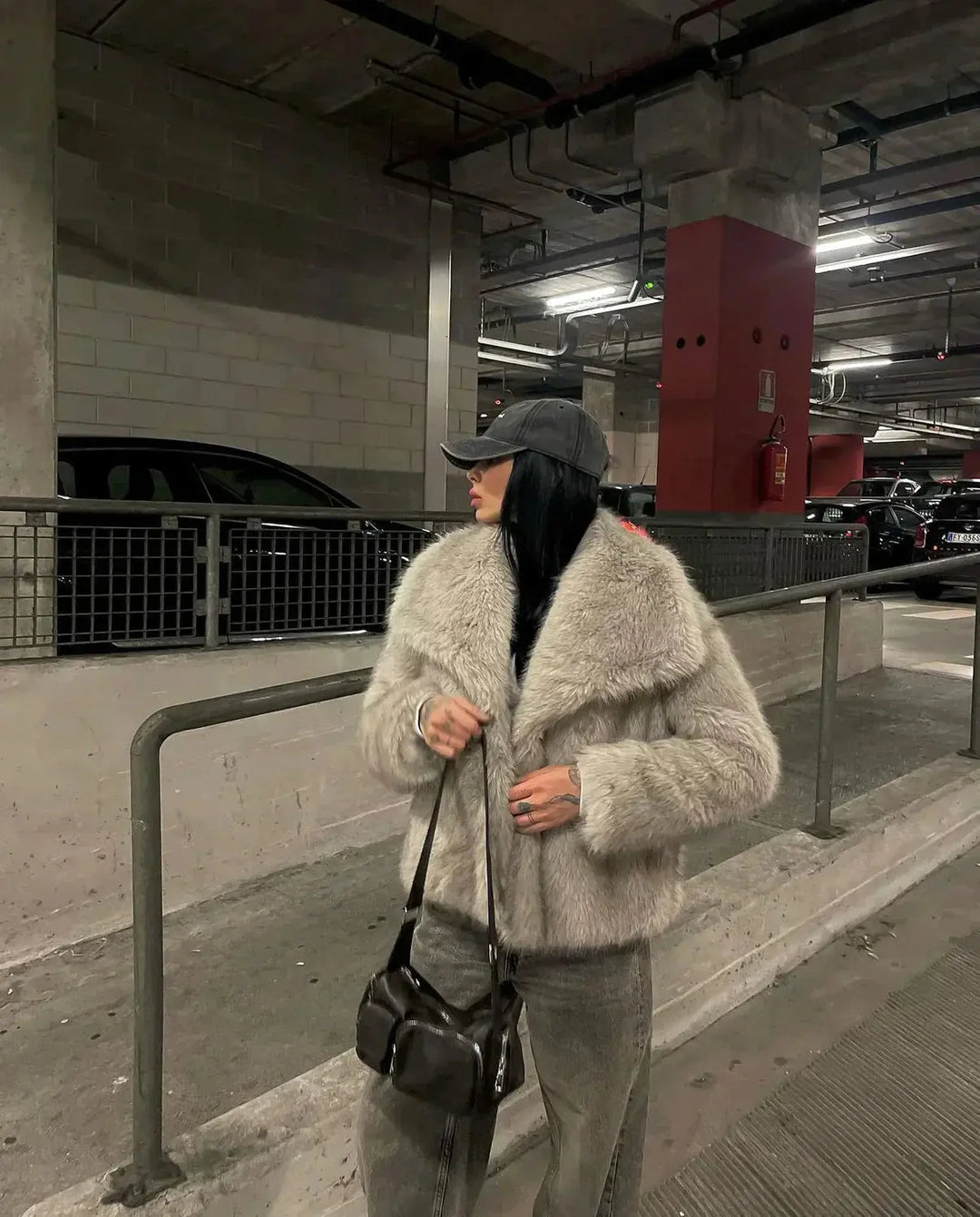 Ladies Faux Fur Jacket - Olivia-XS-The Livary