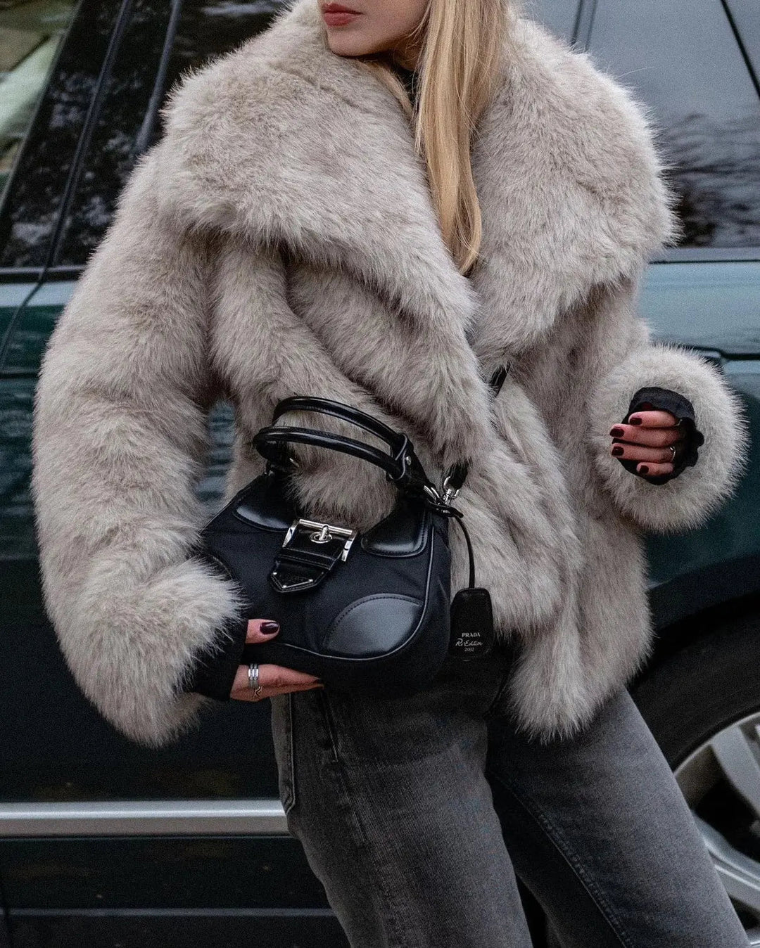Ladies Faux Fur Jacket - Olivia-XS-The Livary