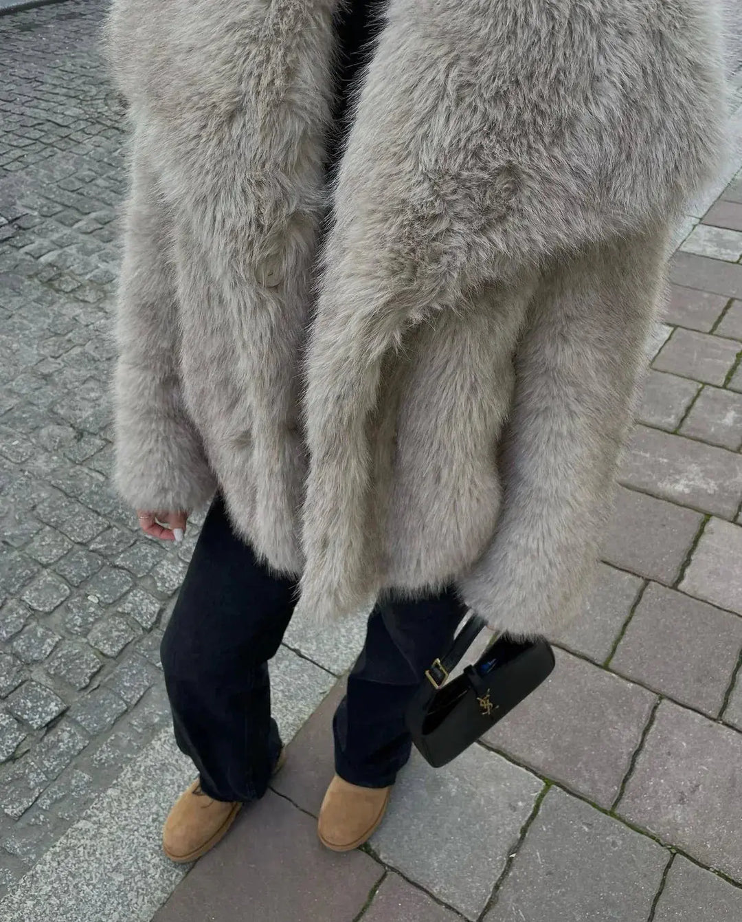 Ladies Faux Fur Jacket - Olivia-XS-The Livary