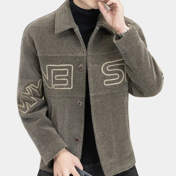 Luxury Men's Coat with Timeless Class - Bastien-Black-S-The Livary