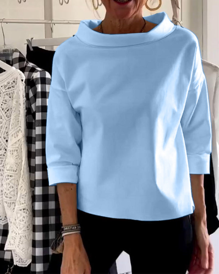 Stylish Ladies Top - Livia-Blue-S-The Livary
