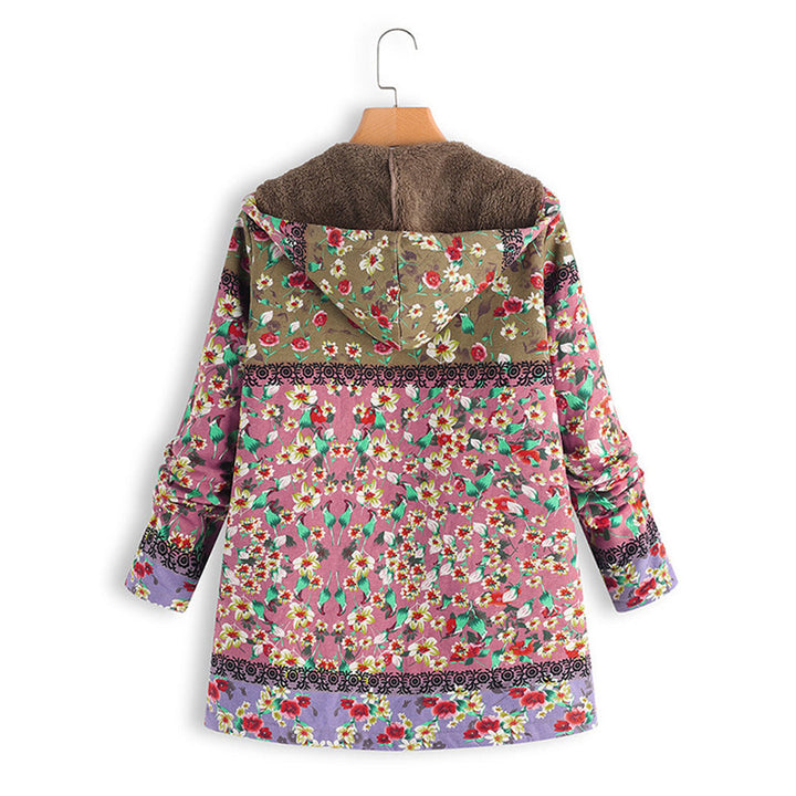 Long Ladies Teddy Coat with Hood - Seraphina-Blue-S-The Livary