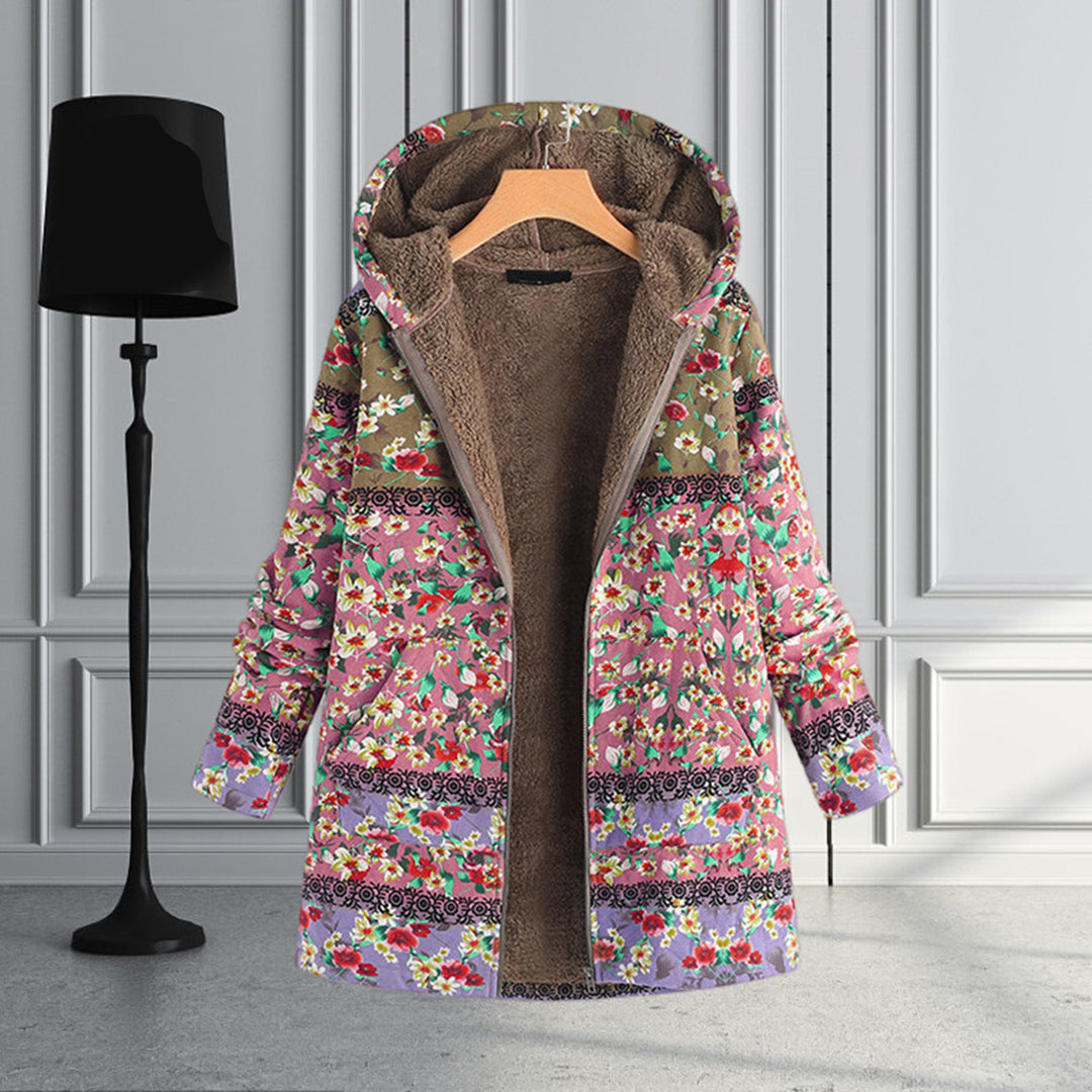Long Ladies Teddy Coat with Hood - Seraphina-Blue-S-The Livary