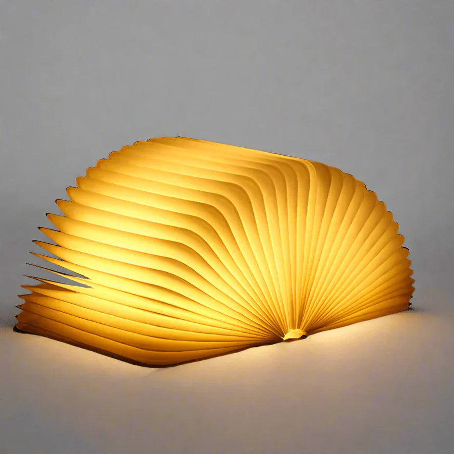 Folding Book Lamp with Warm LED Lighting - StoryGlow-The Livary