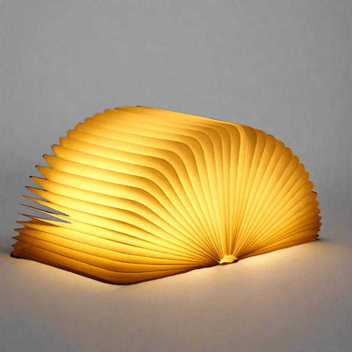 Folding Book Lamp with Warm LED Lighting - StoryGlow-The Livary