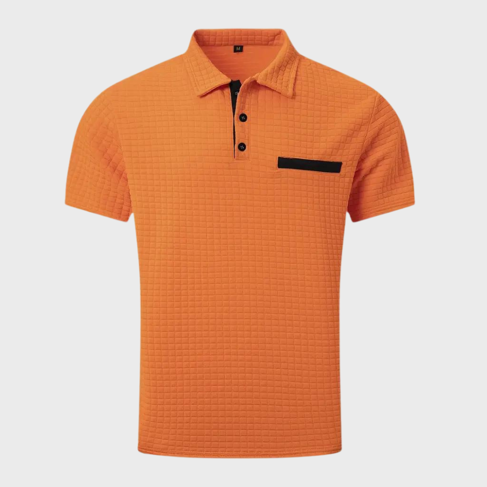 Paolo - Trendy Polo Shirt for Men-White-S-The Livary