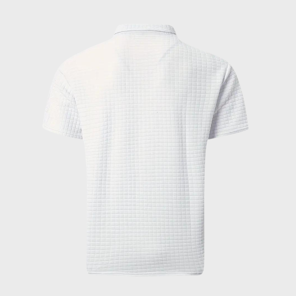 Paolo - Trendy Polo Shirt for Men-White-S-The Livary