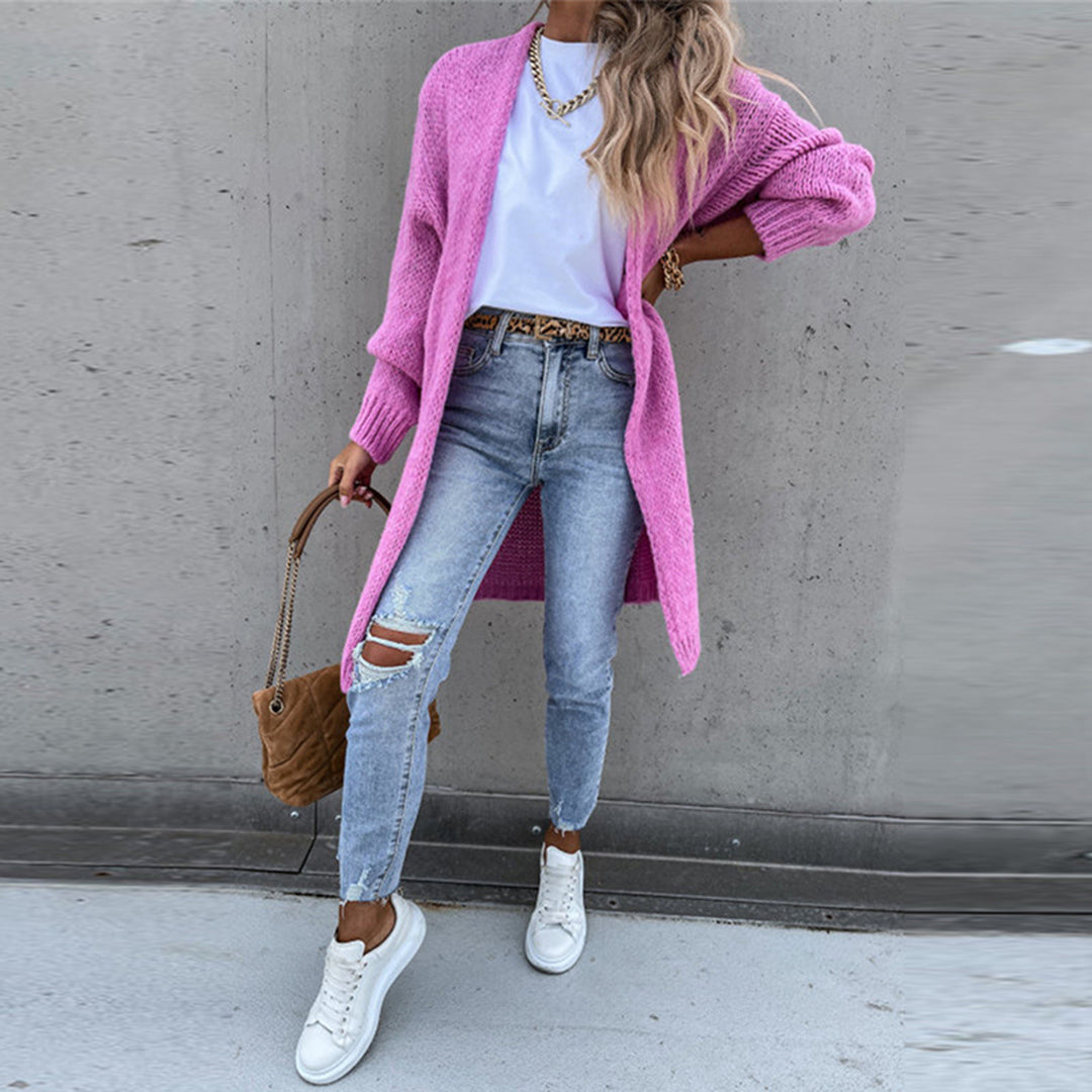 Classic Ladies Cardigan - Camile-Beige-S-The Livary