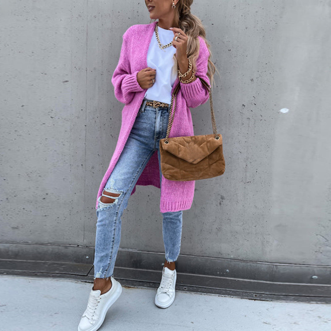 Classic Ladies Cardigan - Camile-Beige-S-The Livary