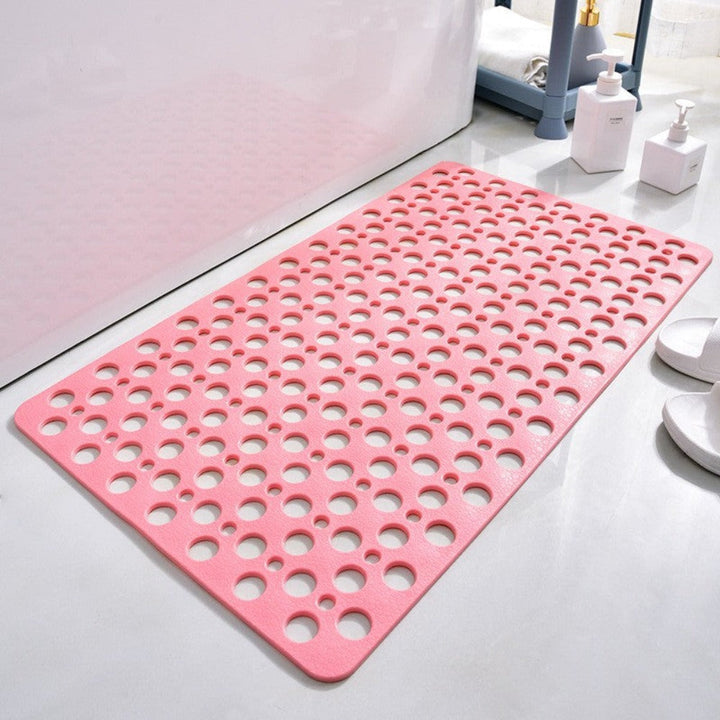 Anti-slip & Antibacterial Shower Mat – GripGuard-Pink-S (35x67CM)-The Livary