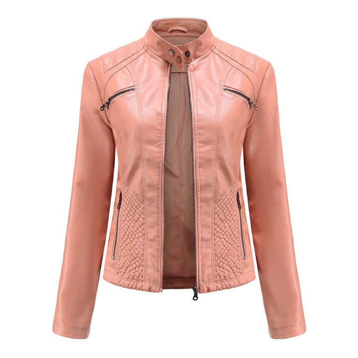 Cool Leather Ladies Jacket - Nova-Pink-XS-The Livary