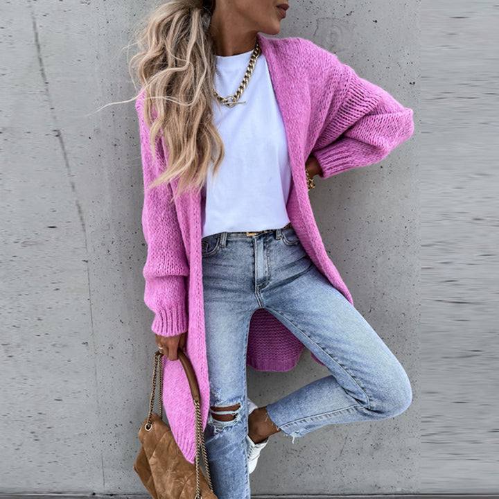 Classic Ladies Cardigan - Camile-Pink-S-The Livary