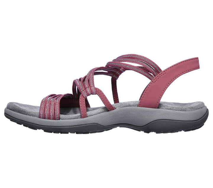 Orthopaedic ladies' sandals with adjustable straps – Elvira-Pink-3-The Livary
