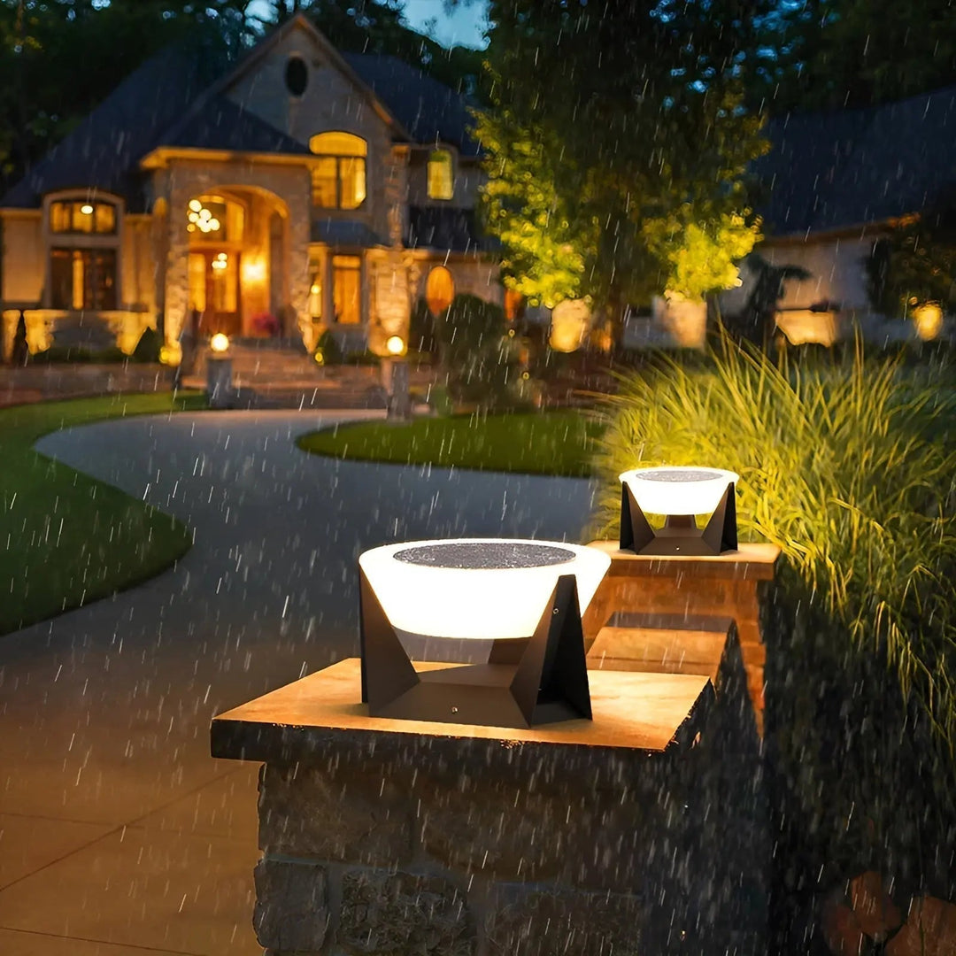 Luxury Solar Garden Lamp with Japanese Style - ZenGlow-The Livary