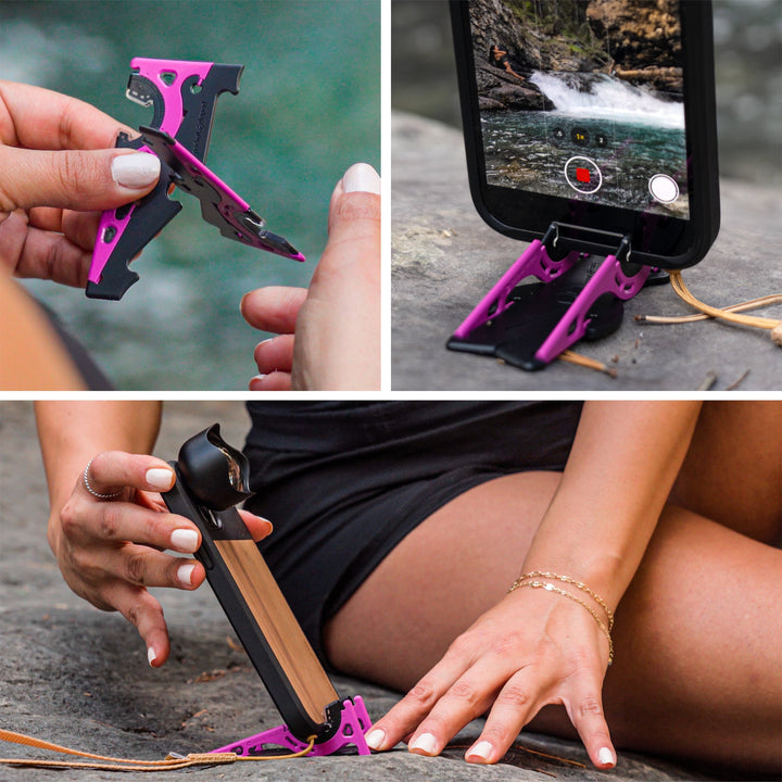 Portable Phone Tripod for Perfect Photos - SnapFold-Black-The Livary