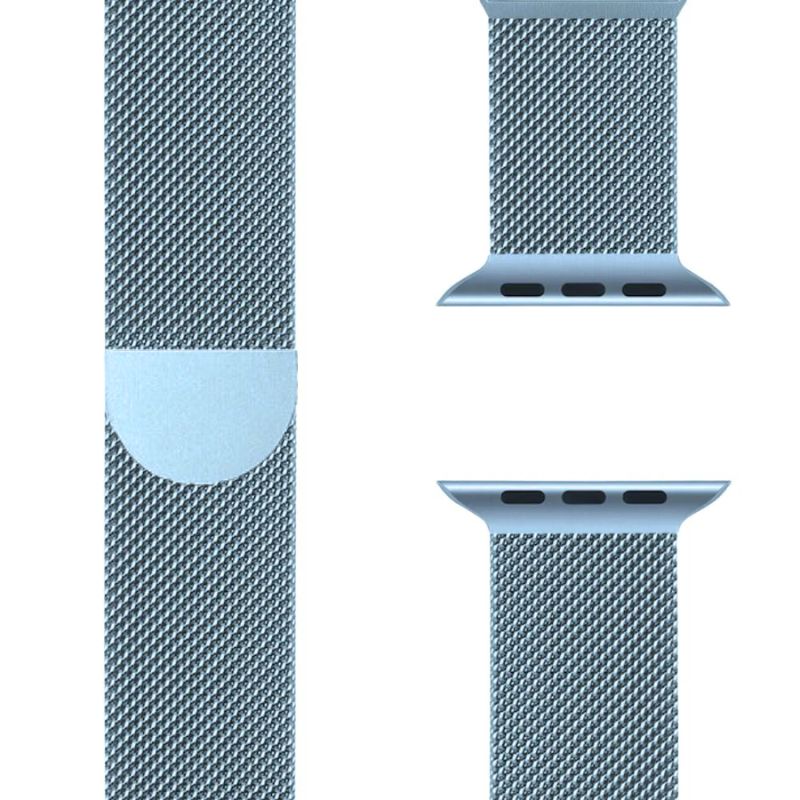 Milanese Apple Watch Band – SteelFlex-38mm | 40mm | 41mm | 42mm-Light blue-The Livary