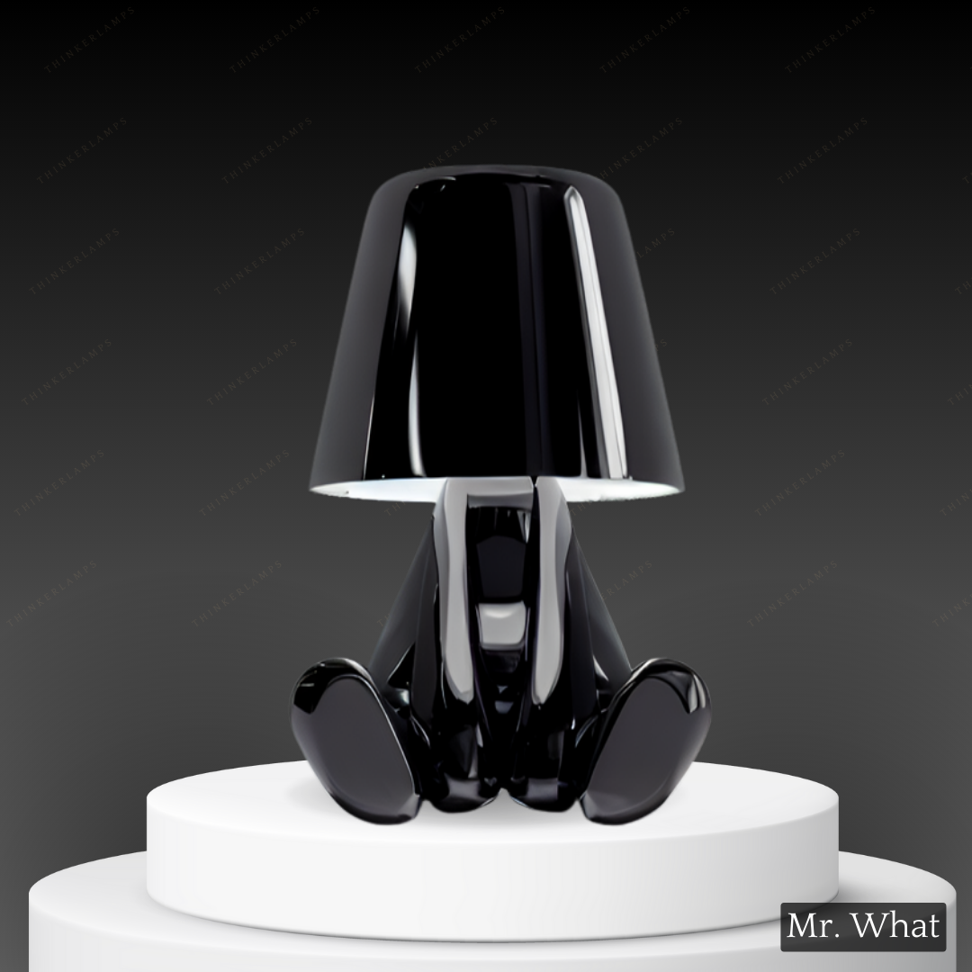 Lighting lamp for Thinkers - BrightMind-Black-Mr. Wat-The Livary