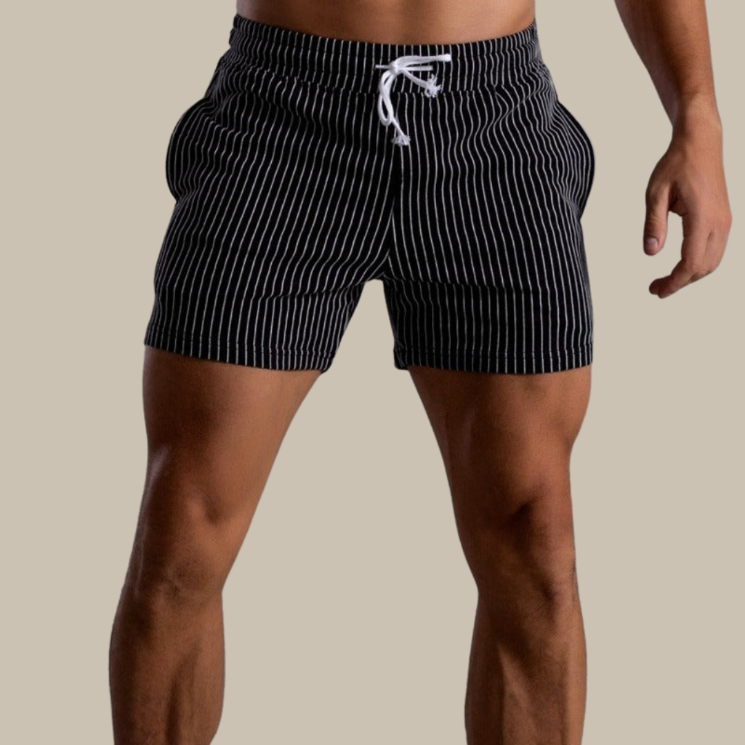 Quick-drying & Stylish Men's Swim Shorts made from Ripstop Polyester – Niko-Green-XS-The Livary