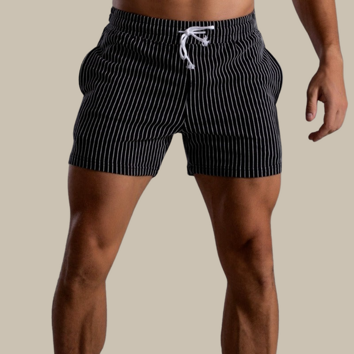 Quick-drying & Stylish Men's Swim Shorts made from Ripstop Polyester – Niko-Green-XS-The Livary
