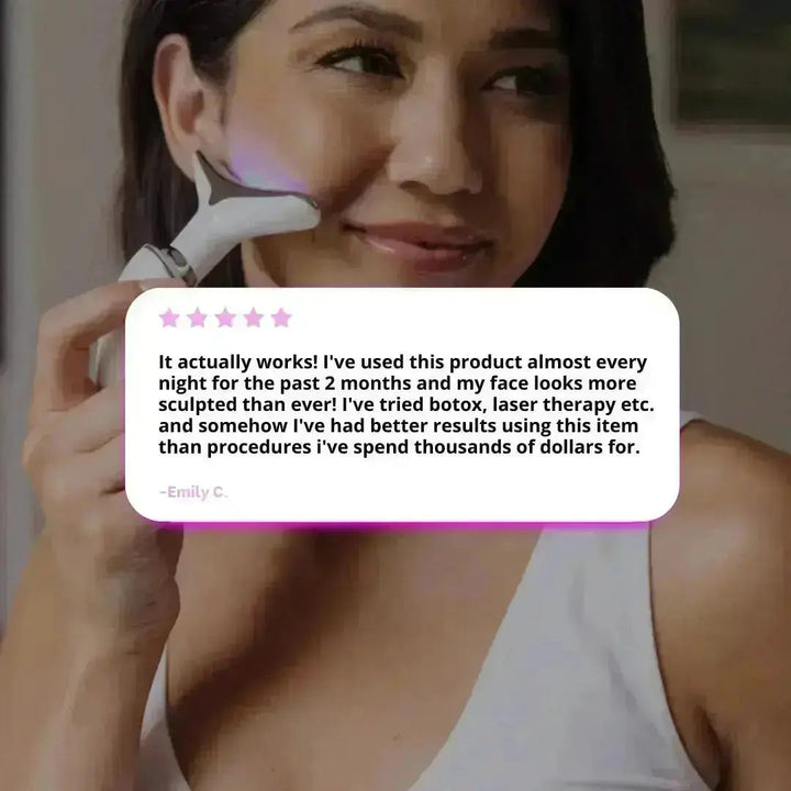 7-in-1 LED Face Firming & Massage Tool – Vénera-White-The Livary