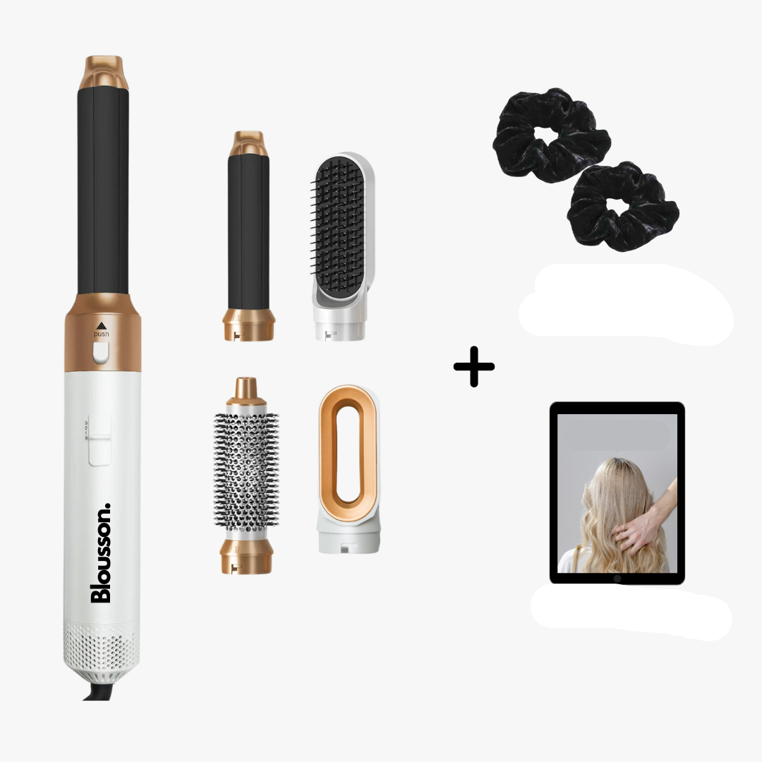 5-in-1 Air-Directed Hair Styler – Aeréa-White Gold-The Livary
