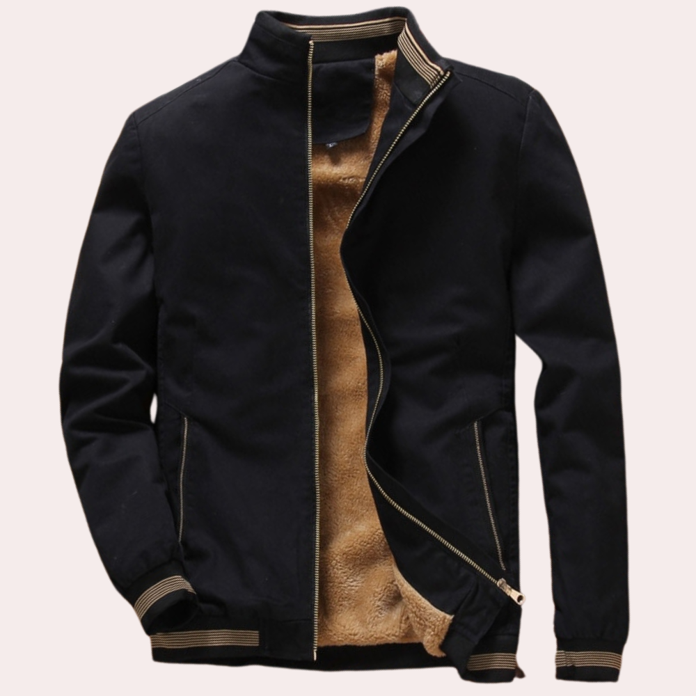 Modern Winter Jacket for Men - Arden-Black-S-The Livary