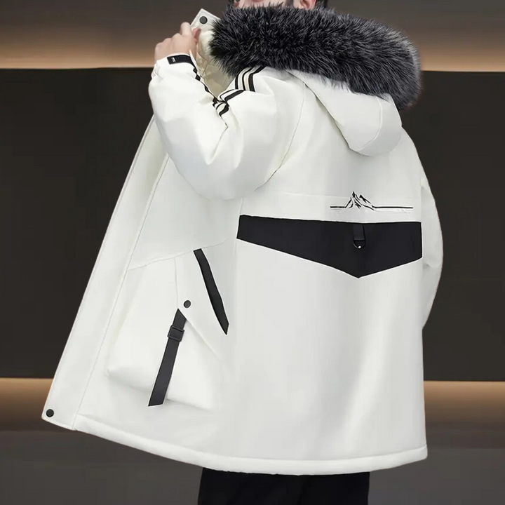 Modern Winter Jacket for Men - Maxim-Black-S-The Livary