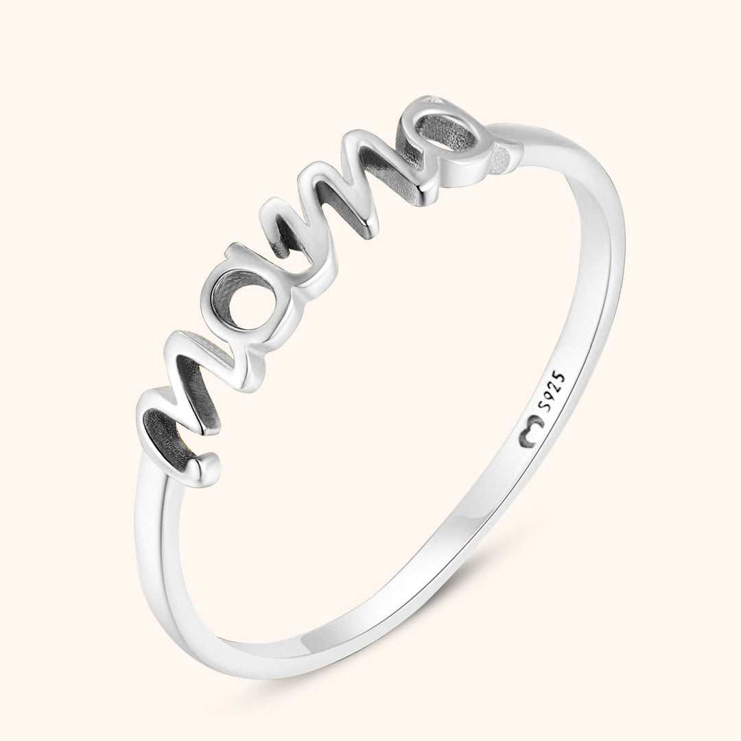 Stylish Mama Ring - Emma-Silver-5-The Livary