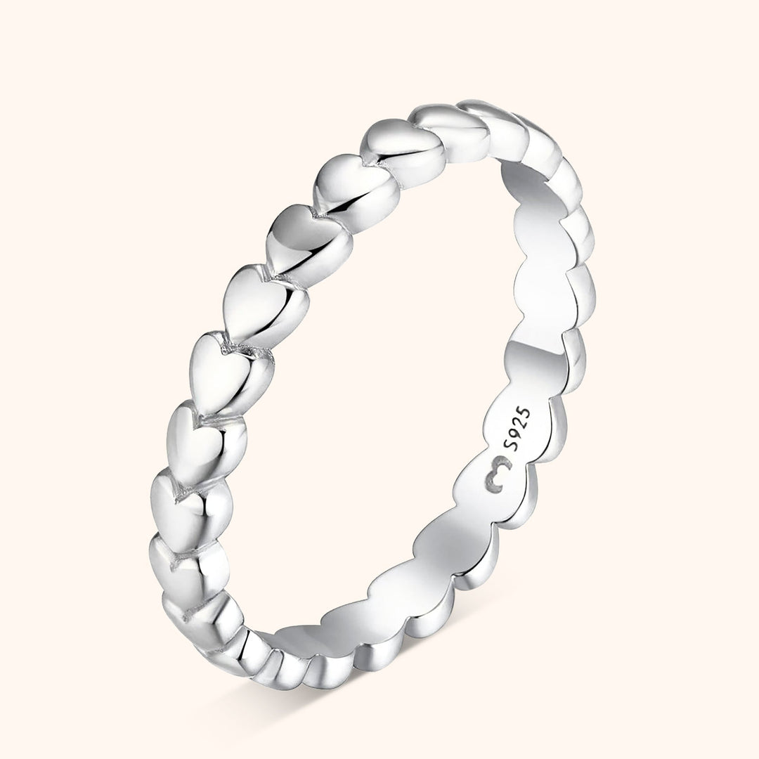 Hartjesring - Aurora-Silver-5-The Livary