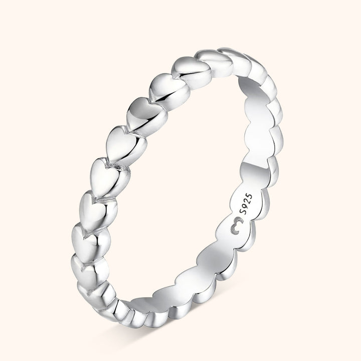 Hartjesring - Aurora-Silver-5-The Livary