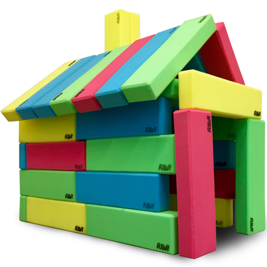 XXL Foam Blocks Building Set – MegaBlocks Playset-12 Blocks-The Livary