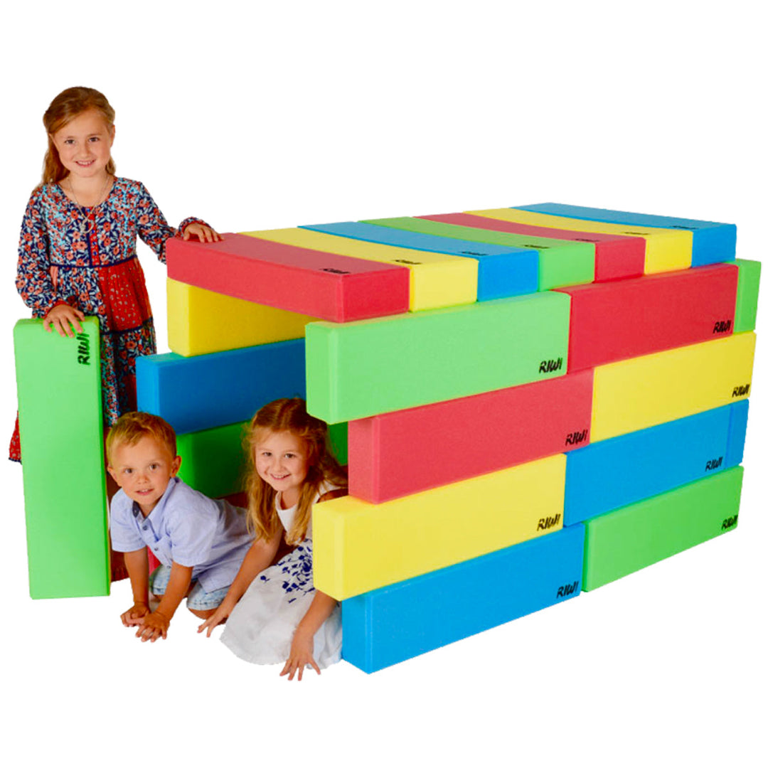 XXL Foam Blocks Building Set – MegaBlocks Playset-12 Blocks-The Livary