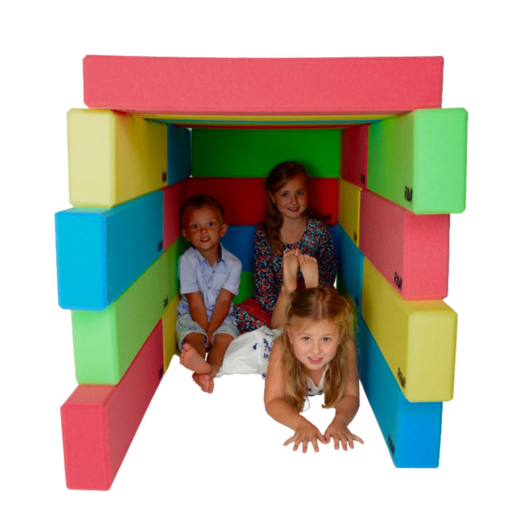 XXL Foam Blocks Building Set – MegaBlocks Playset-12 Blocks-The Livary