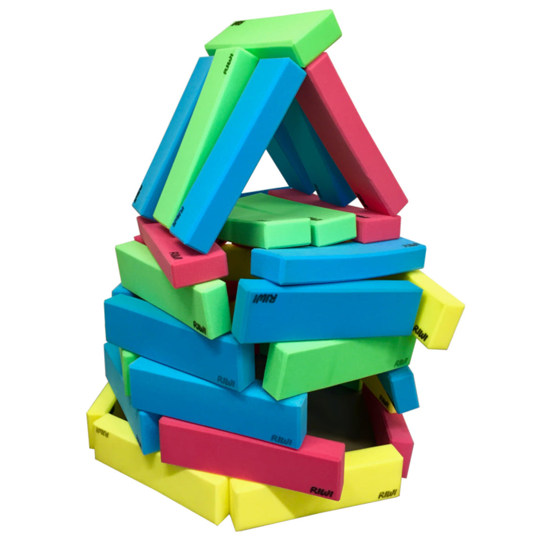 XXL Foam Blocks Building Set – MegaBlocks Playset-12 Blocks-The Livary