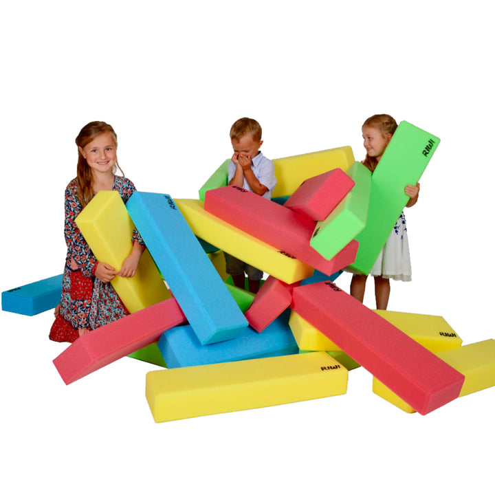 XXL Foam Blocks Building Set – MegaBlocks Playset-12 Blocks-The Livary