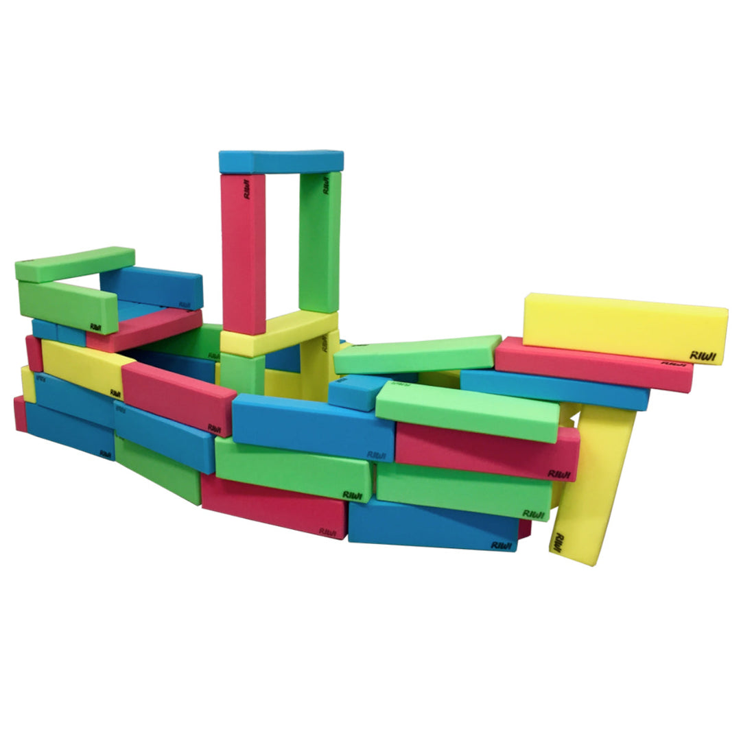 XXL Foam Blocks Building Set – MegaBlocks Playset-12 Blocks-The Livary