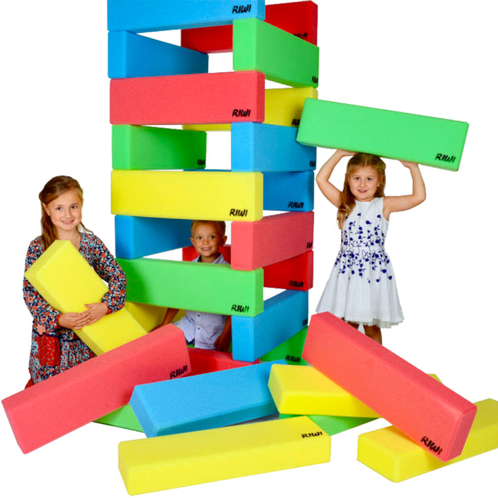 XXL Foam Blocks Building Set – MegaBlocks Playset-12 Blocks-The Livary