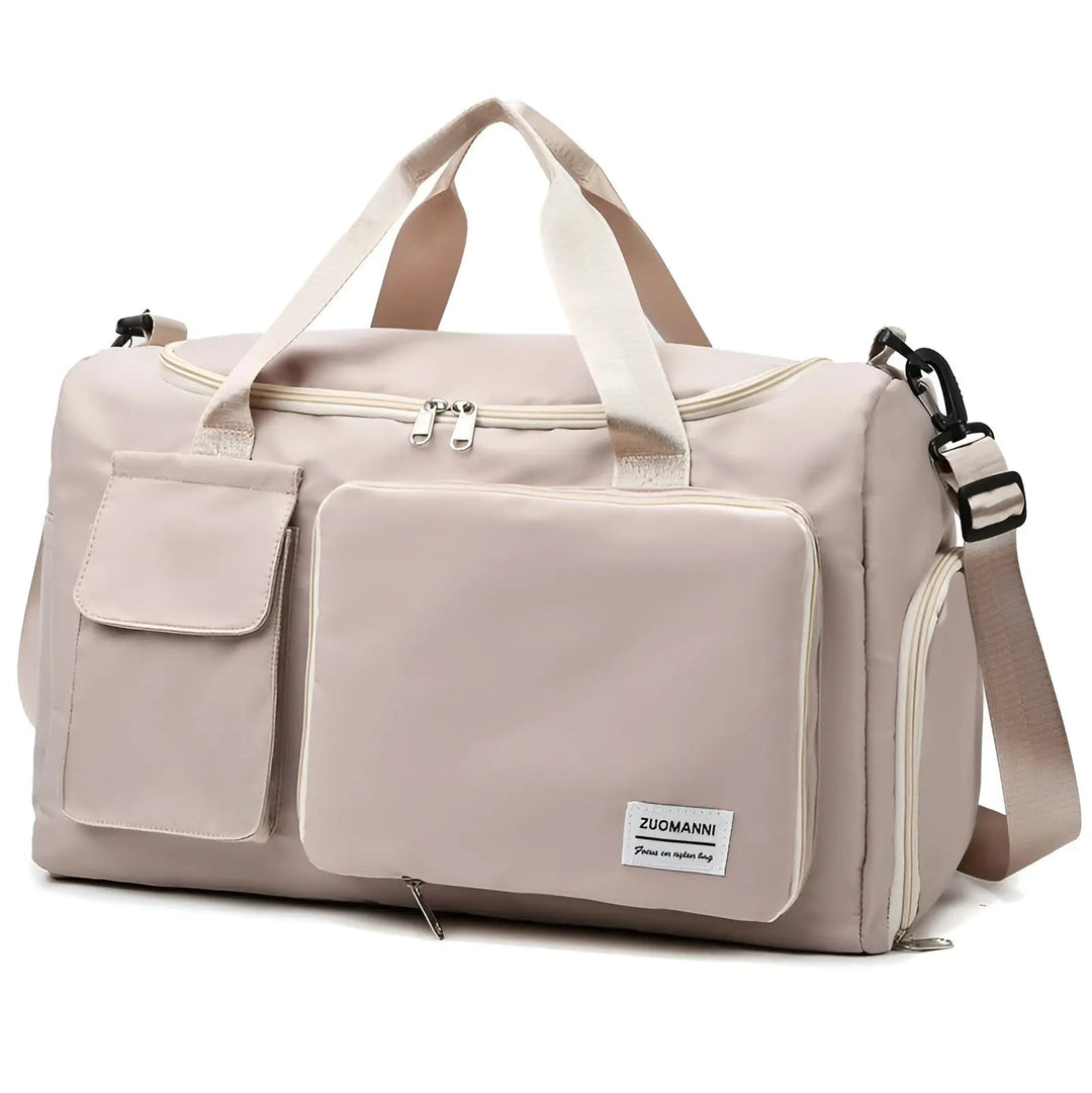 Large Waterproof Weekend Bag - VoyagePro-Beige-The Livary