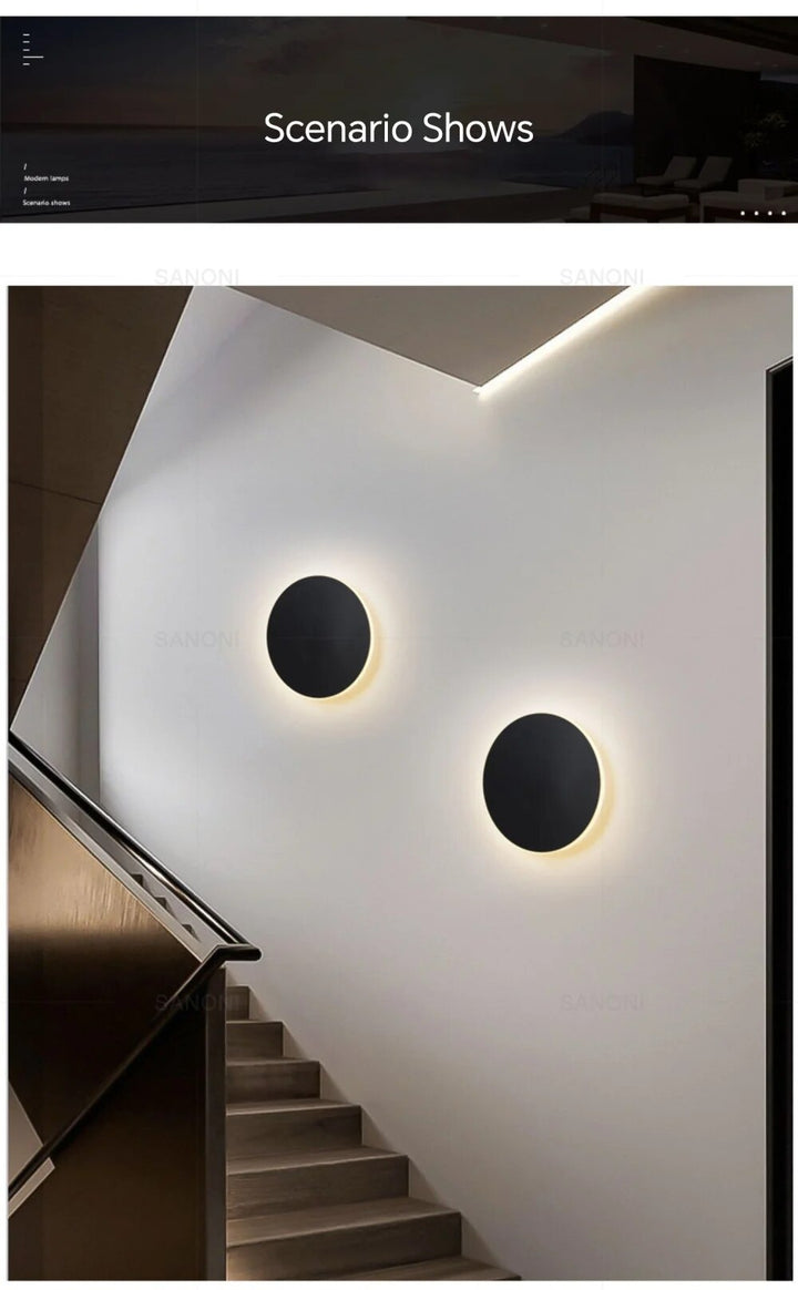 Modern LED Wall Lamp – Lumeo-20 cm White-Warm White-The Livary