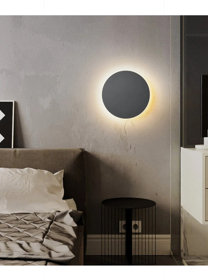 Modern LED Wall Lamp – Lumeo-20 cm Black-Warm White-The Livary