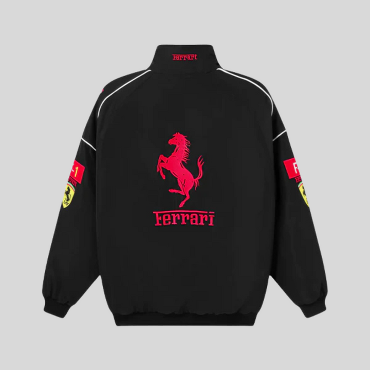Vintage Racing Jacket - Nico-White Red-S-The Livary