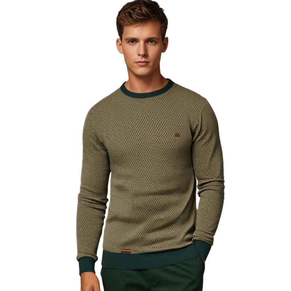 Soft and Warm Men's Sweater - Luca-Red-S-The Livary