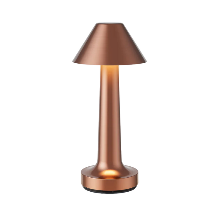Modern Dimmerable Table Lamp - Victor-Bronze-Kegel-The Livary